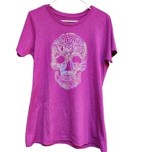 ZBB Zach Brown Band 2017 Welcome Home Tour Women's Size XL Concert Tee Skull